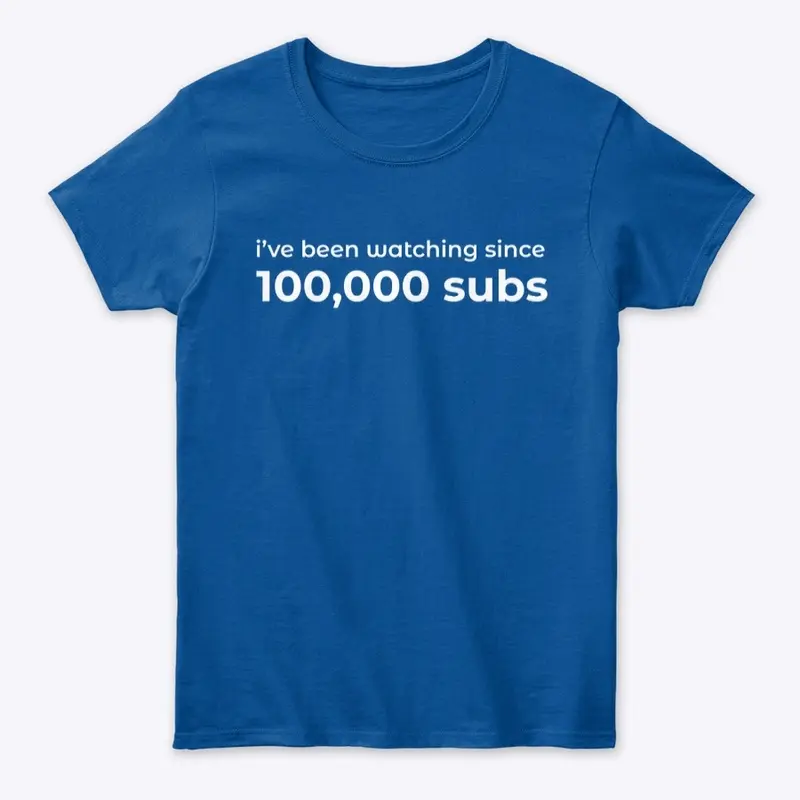 I've Been Watching Since 100K Subs