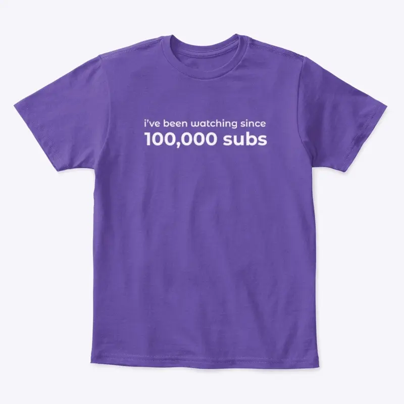 I've Been Watching Since 100K Subs